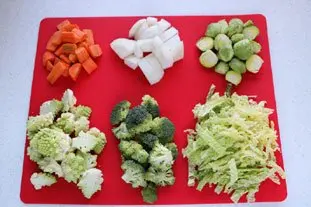Côte de veau aux petits légumes : etape 25