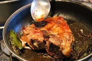 Côte de veau aux petits légumes : etape 25