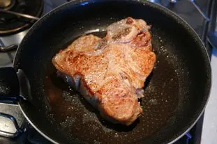 Côte de veau aux petits légumes : etape 25