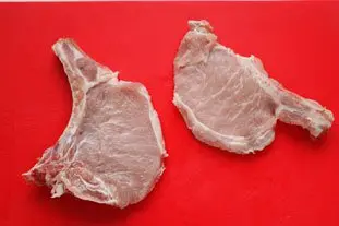 Côtelettes de porc au romarin : Photo de l'étape 1