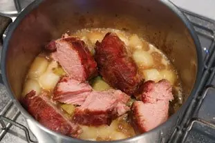 Rôti de porc à la sauge, cuit au sac : Photo de l'étape 14