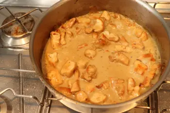 Filets de poulet à la cancoillotte : Étape 13