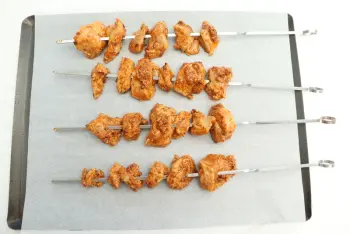 Brochettes de poulet épicé : Étape 5