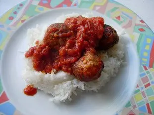 Boulettes de viandes à la tomates