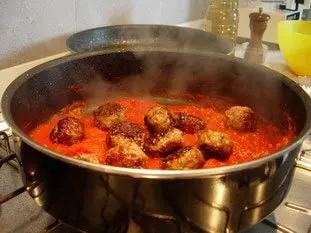 Boulettes de viandes à la tomates : Photo de l'étape 6