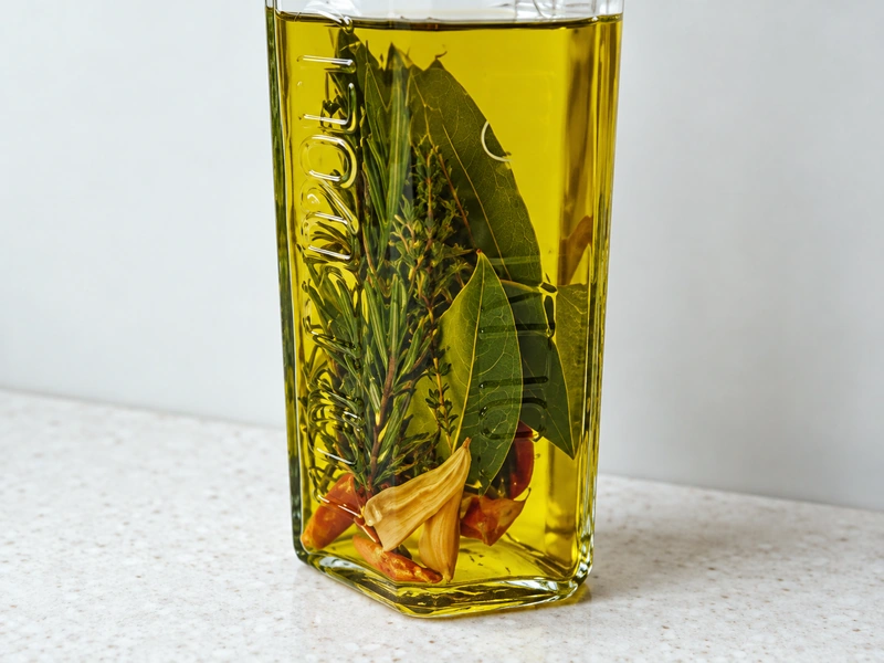 Huile d'olive aux herbes