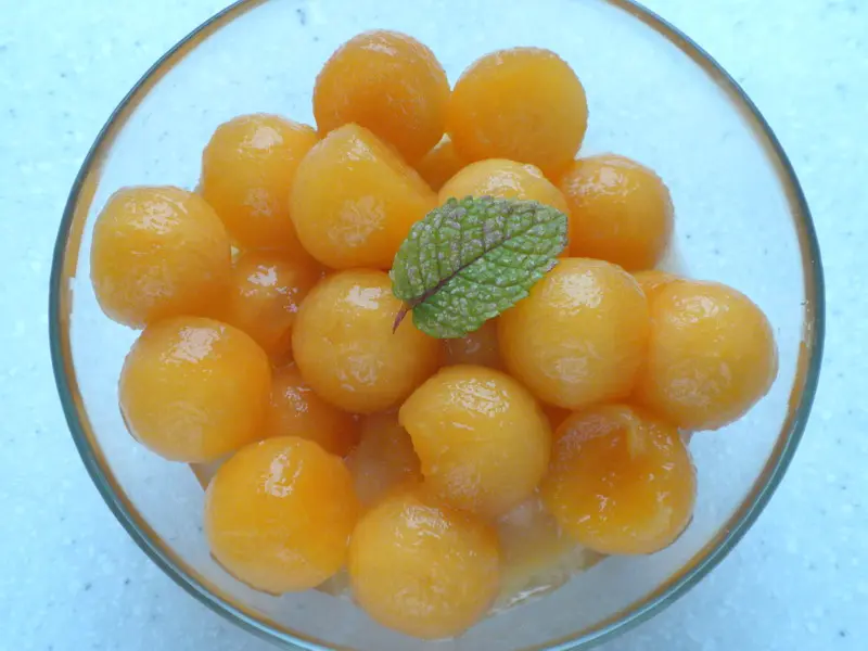 Melon glacé au Porto