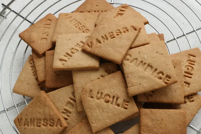Sablés châtaigne et noisette