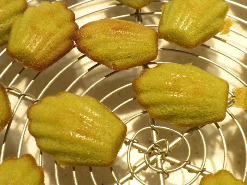 Madeleines à la pistache