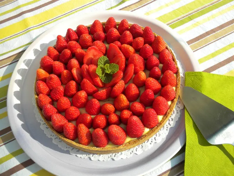 Tarte aux fraises