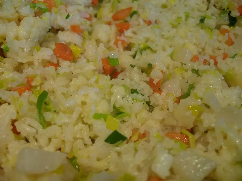 Riz thaï aux petits légumes