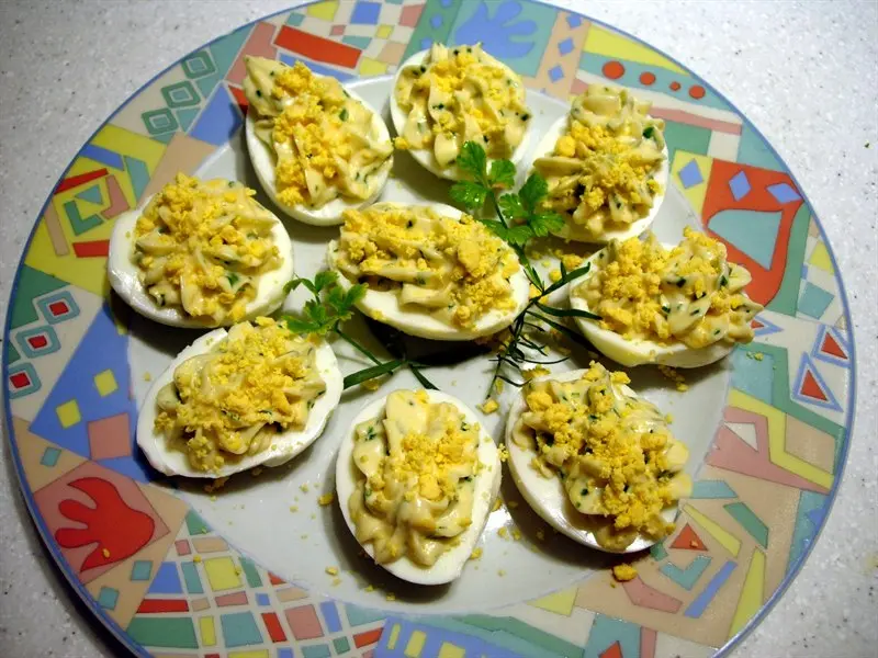 Oeufs mimosa