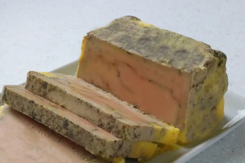 Promo Secret d'eleveurs foie gras de canard cru eveine surgele