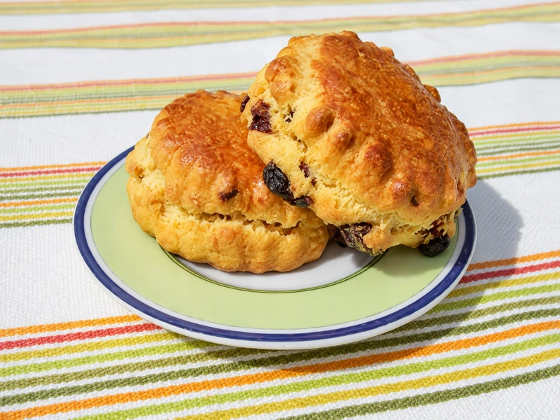 Scones de Dublin aux raisins secs