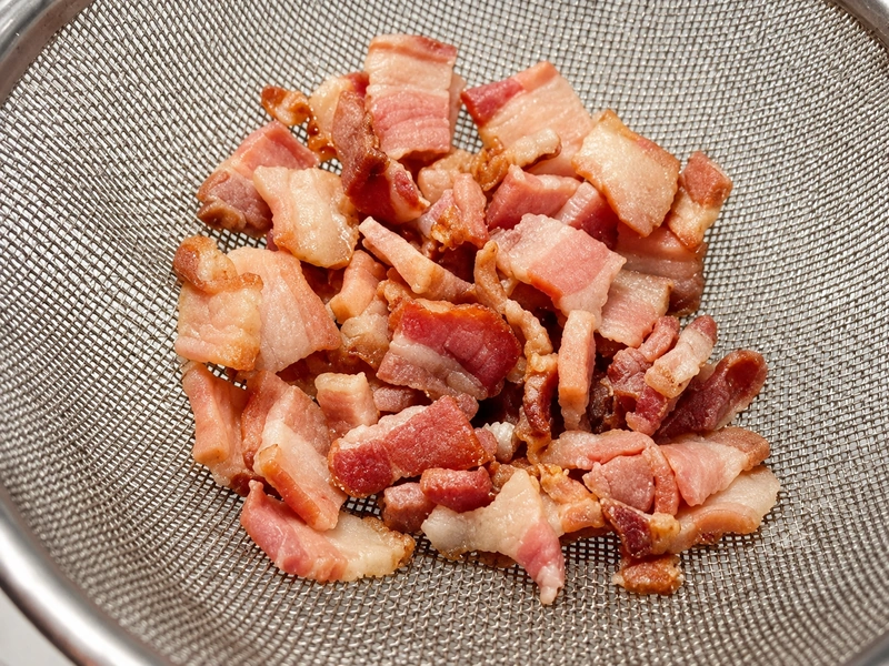 Comment cuire des lardons sans qu'ils amènent trop de gras