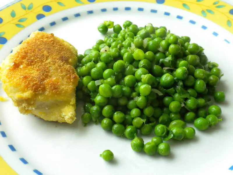 Filets de poulet panés pomme de terre