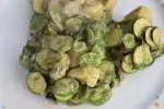 Petits légumes verts en sauce Mornay