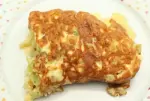 Omelette au chou et jambon