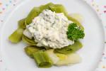 Poireaux vapeur sauce gribiche