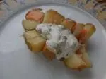 Pommes de terre au saumon fumé
