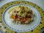 Morceaux nobles de poisson et petite julienne de légumes.