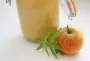 Compote de pommes aux saveurs de verveine fraiche.