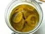 Citrons dégorgés au sel et conservés dans l'huile.
