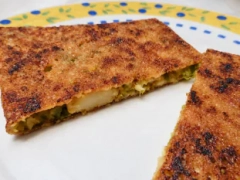 Galettes Saint-Jacques et poireaux
