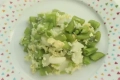 Riz sauté aux navets et petits pois nouveaux