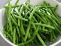 Haricots verts cuits