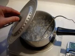 Il faut toujours couvrir une casserole d'eau qui chauffe
